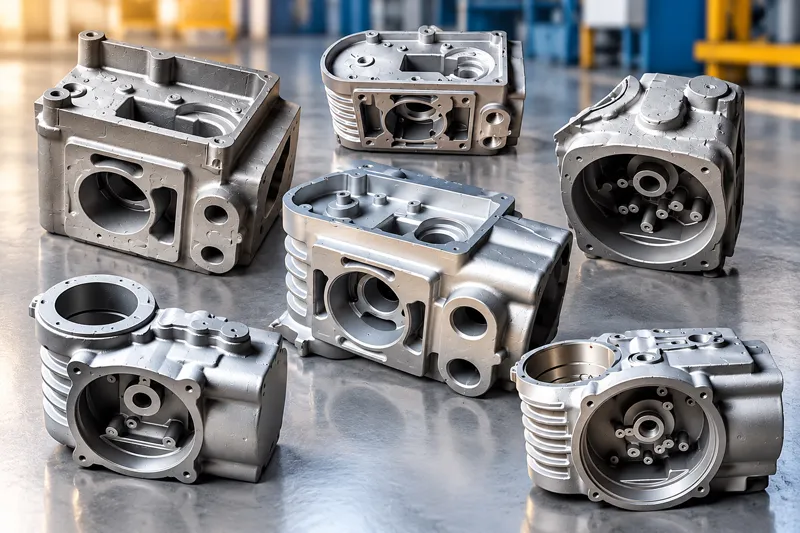 Illustration of aluminium cast components